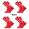 4Pairs/Lot 2024 New ANTI SLIP Tapedesign Football Socks Mid Calf Non-Slip Soccer Sport Cycling Sports Mens Sock EU38-45 3