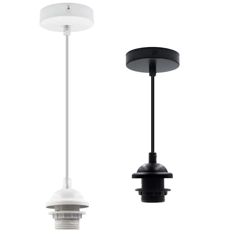 Lamp Bulb Holder Lamp Holder Lamp Base Vintage Edison Lamp E27 Screw Base Hanging Pendant Light Fixture Full Tooth Fit for Lampshade Bulb Holder Industrial Ceiling Lam