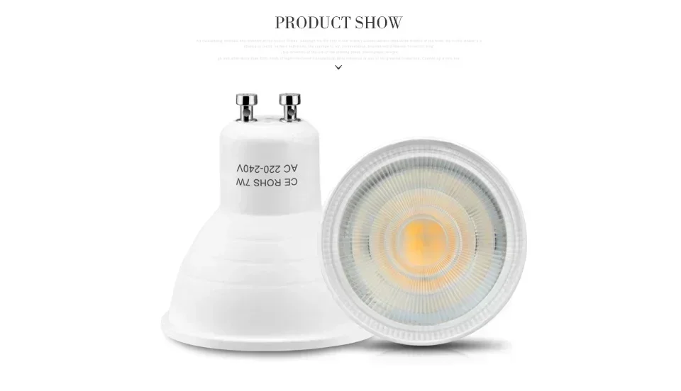 Description Picture 5 of item10 Pcs GU10 LED Light Bulb,Replacement for Recessed Track Lighting, Non Dimmable, 6500K/3000K, 6W Spotlight