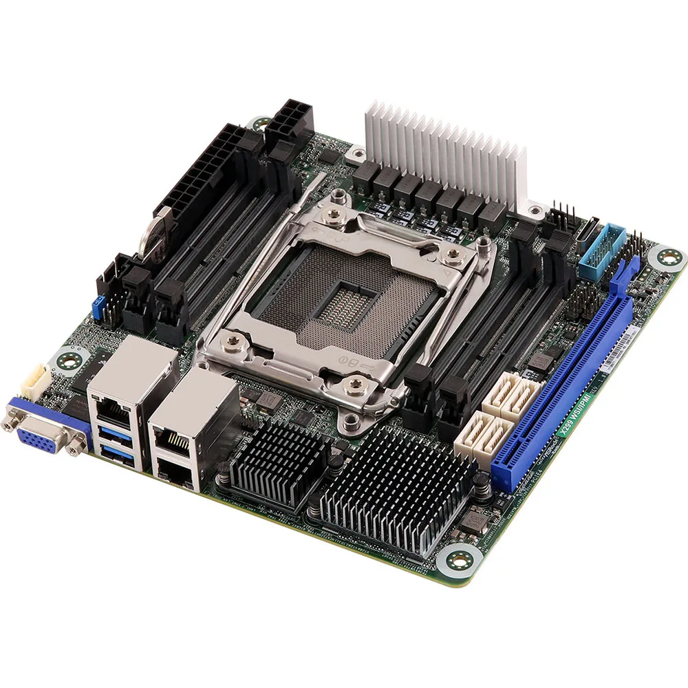 For ASRock Workstation Motherboard X299 WSI/IPMI Single CPU Slot LGA2066 DDR4 Supports X Series 7, 9 And 10 Generat Fully Tested
