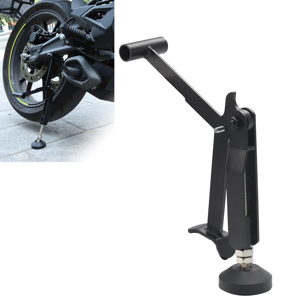 Motorcycle Stand Motorcycle Support Feet Swingarm Lift Foldable for Dirt Bike Portable Lifting Frame Motorcycle Wheel Support Side Stand Paddock