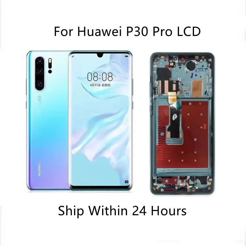 

Be applicable to For Huawei P30 Pro LCD Display Touch Screen VOG-L29 VOG-L09 Digitizer Assembly For P30 Pro Liquid crystal scree