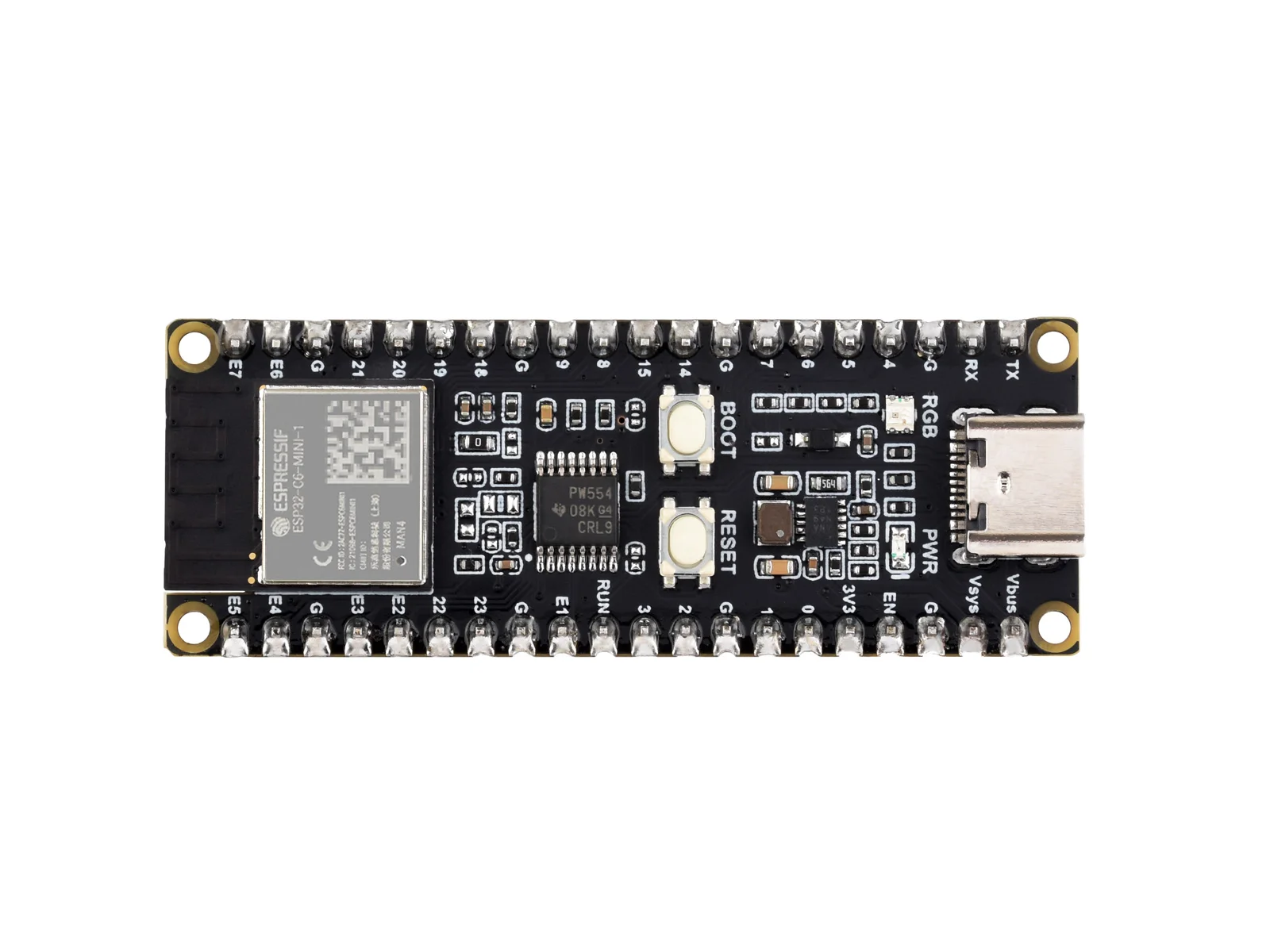 ESP32-C6-Pico-M    , WiFi 6  , 160MHz ̱ ھ μ, ESP32-C6-MINI-1 