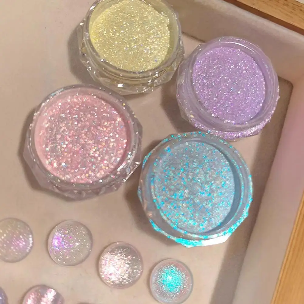 Nail Powder Glitter Cat Water Light Purple Cat Magnetic Nail Powder Pigment Dust Art Manicure Supplies DIY