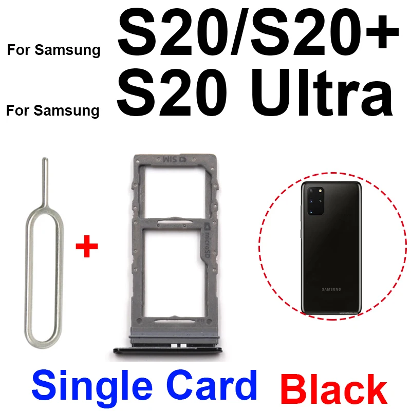 Sim Card Tray For Samsung S20 S20 Plus S20 Ultra SIM Card Slot