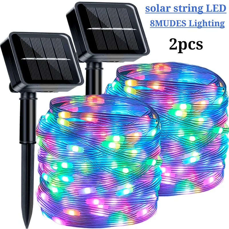 Solar-Powered LED Fairy Lights - Waterproof Outdoor Garden & Holiday Decor