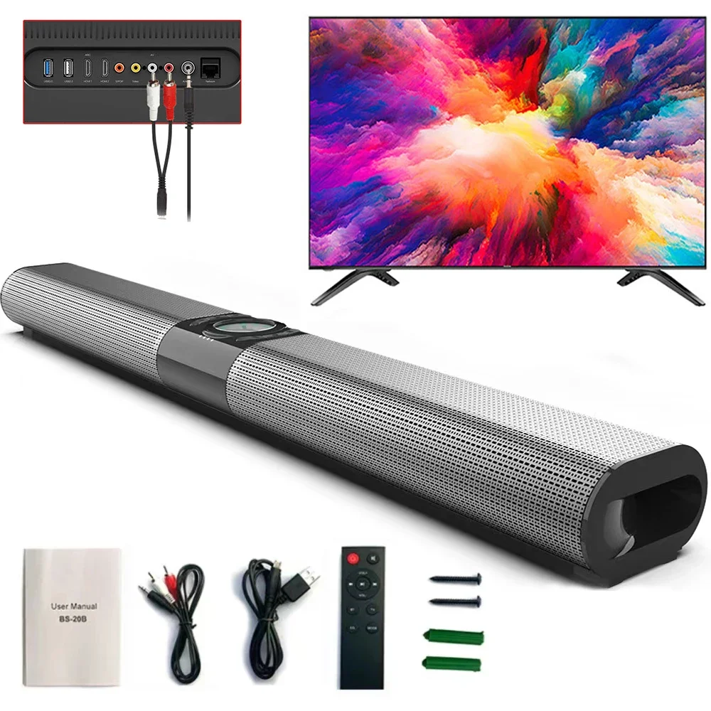 Wireless Bluetooth Bar Speaker System Super Power Speaker Wired Wireless Surround Stereo Home Theater TV Projector CP