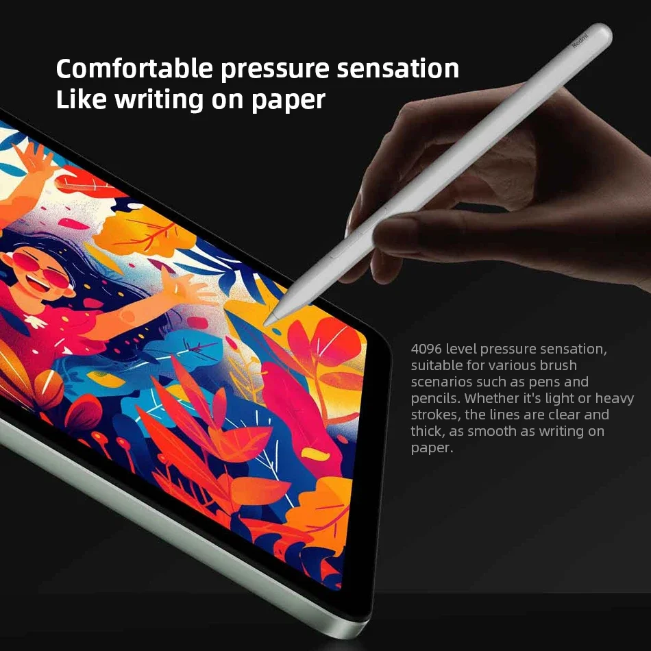 Original Redmi Stylus Pen 240Hz Draw Writing Screenshot Tablet Screen Touch 4096 level Type-C Charging Only For Redmi Pad Pro 3