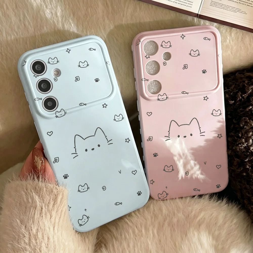 Adorable Cat Soft Silicone Shockproof Phone Case Cover