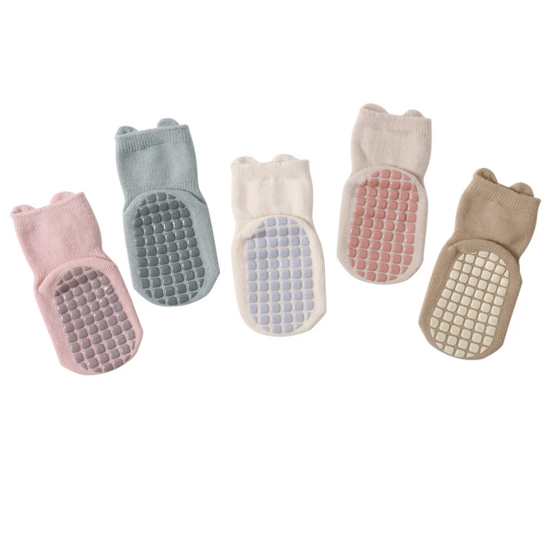 5 Pairs Infant Newborn Baby Anti-Slip Socks For Girls and Boys Accessories Toddler Cute Cartoon Floor Stockings kids socks cartoon socks baby socks girls socks