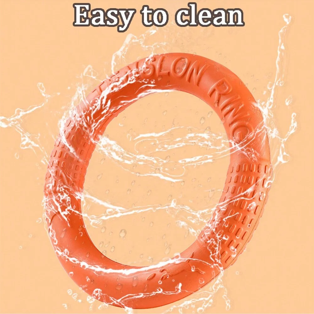 Durable Dog Ring Flying Disc, Soft Chew-Resistant Fun Fetch & Catch Water Floating Toy EVA Material Outdoors Dog Toys Pet Toy