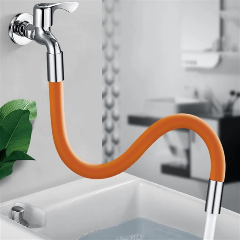 Rallonge de robinet flexible 360°-pour salle de bain et extérieur