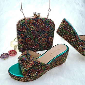 New Arrival Italian Ladies Shoes and Bags Designer Shoes Women Luxury Shoes and Bag for Party In Women 1
