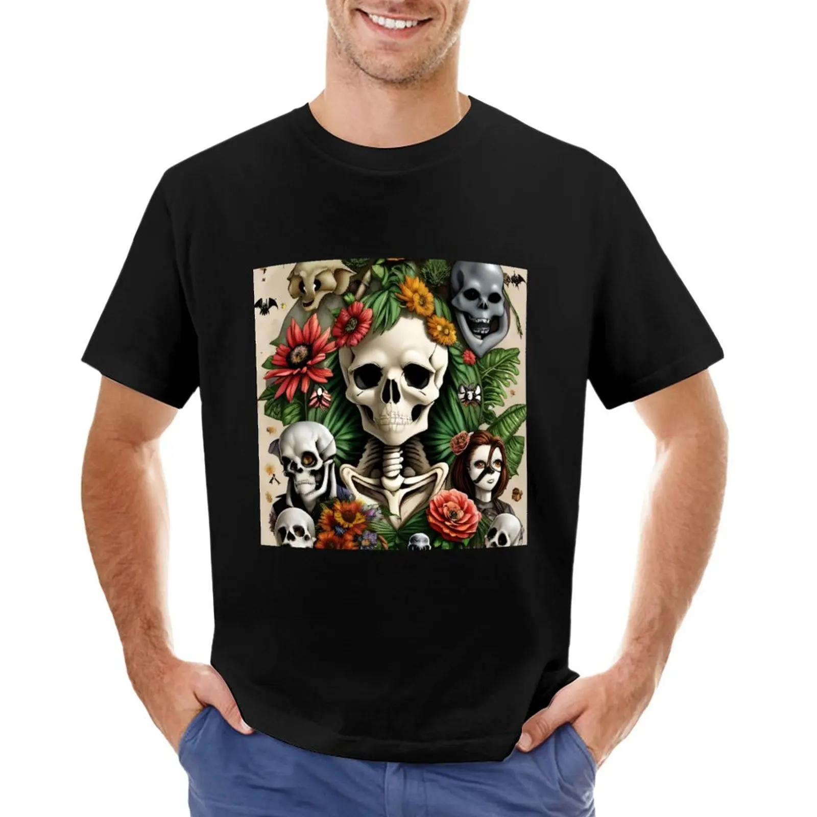 

Bones and Botany T-Shirt quick drying t-shirt cat shirts mens graphic t-shirts anime