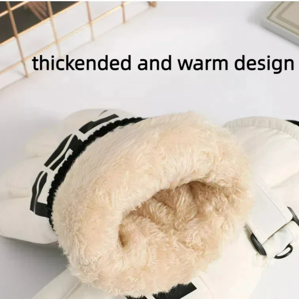 Winter Skiing Gloves Waterproof Antislip Snowboarding Touch Screen Thermal Thick Men Women Snowmobile Warm Riding Driving Gloves 4