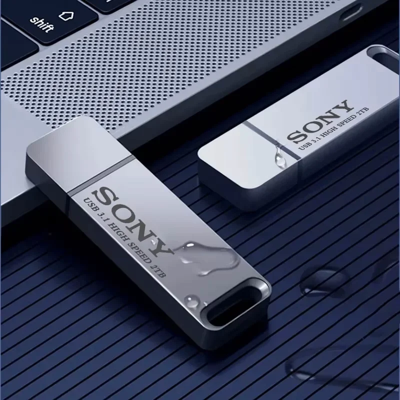 Sony 2TB USB 3.1 Type-C High-Speed Flash Drive Metal U Disk Waterproof Memory Stick for PC Phone Data Transfer