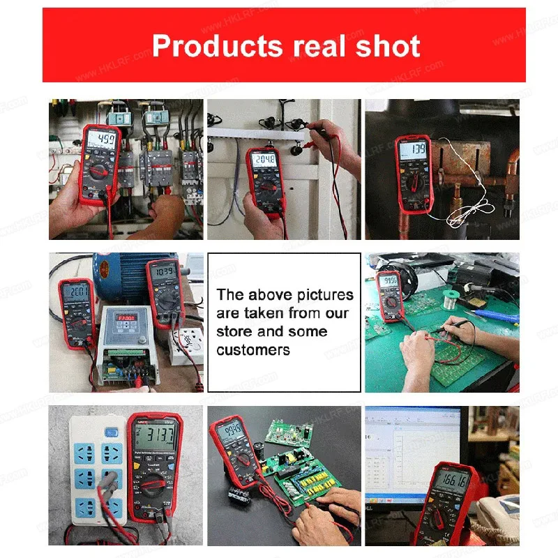 YYHC-UT61E True RMS AC DC Voltage Tester Relative Mode 22000 Counts Data Hold Auto Range Digital Multimeter