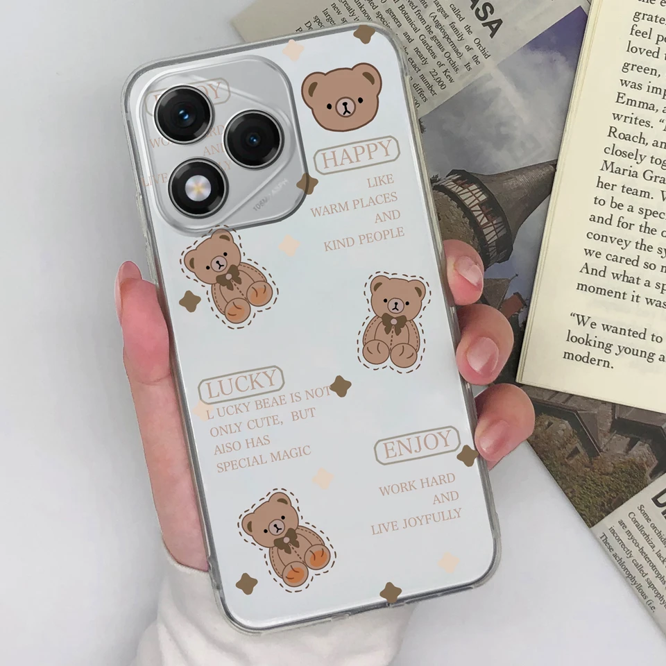 Brilliant Flower Butterfly Transparent Phone Case