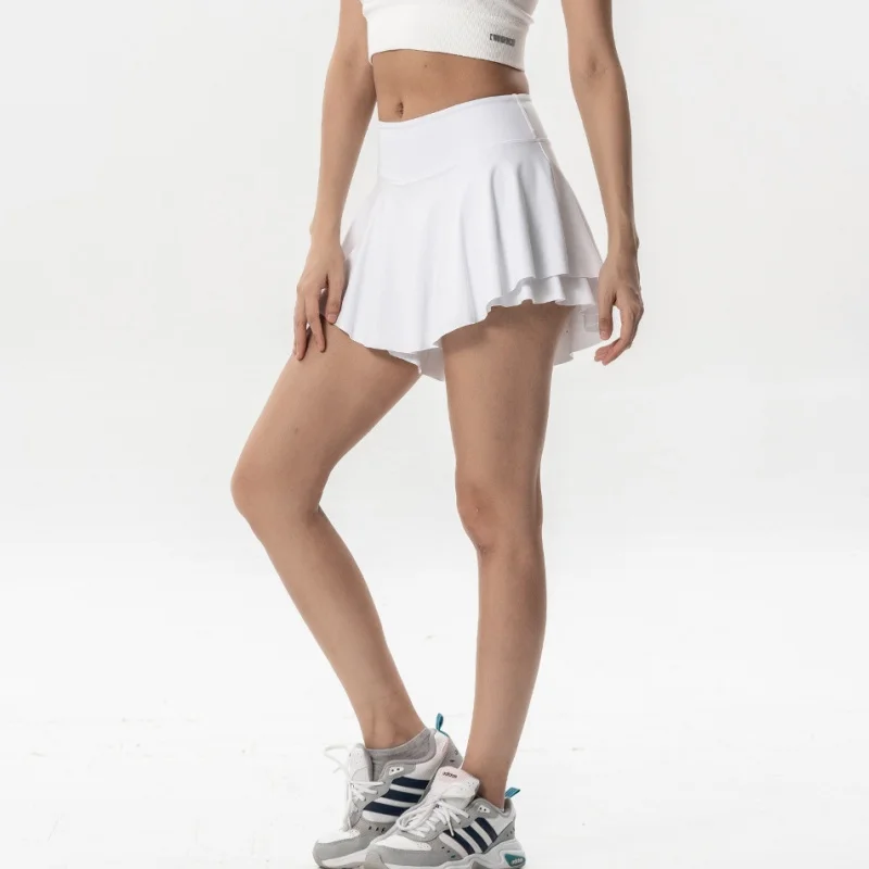Golf wear Sport Tennis skirt Short Lining Loose Gym Yoga dress Pant Running Fitness Women Summer Female Workout Clothes XL