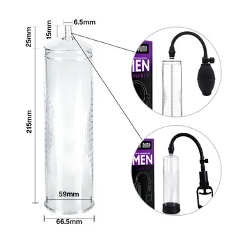 Accessories For Penis Pump Cylinder Penis Extender For Men Penise Enlargement Vacuum Pump Ring Replacement Sleeve Flask Part 4