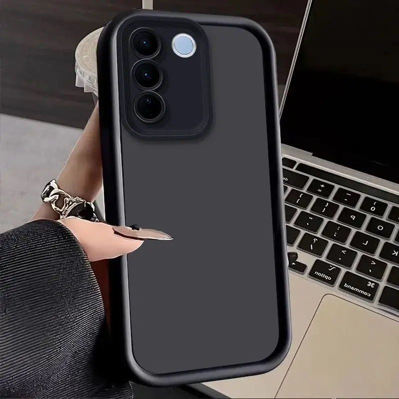 Luxury Soft Matte Silicone Back Cover Phone Case
