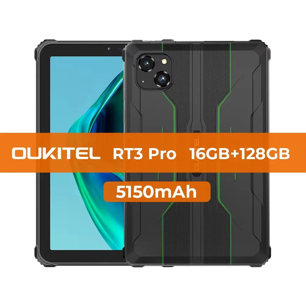 Oukitel RT3 PRO 5150mAhバッテリー 8インチHDディスプレイタブレット
