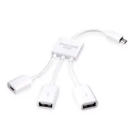 3 in1 Micro USB TYPE-C OTG Hub Adapter For Smartphone / Tablet Micro USB Splitter Compatible With Apple, Samsung, Lenovo, Asus - Image 2