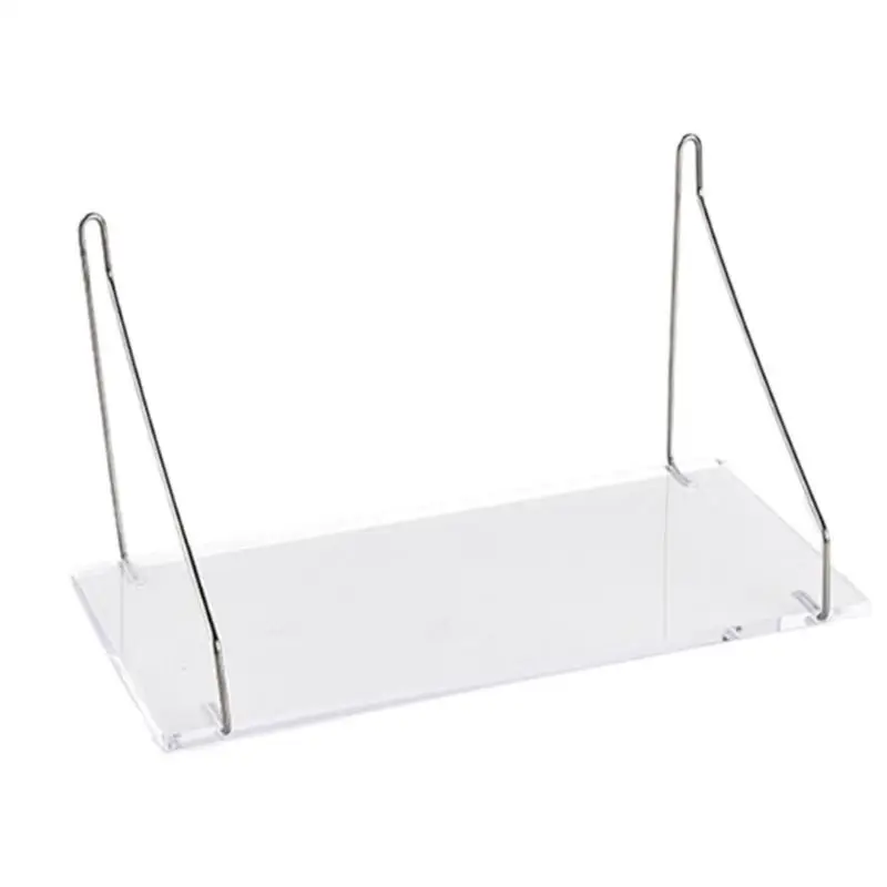 

Acrylic Display Shelves Self-Adhesive Acrylic Storage Rack For Wall Strong Load-Bearing Wall Storage Bathroom Shelf Wall Mounted