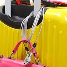  Bike Lock Rope 3 Colors Bicycle Wire Lock Long Service Life Wear-resistant  Flexible Useful Durable Bicycle Wire Lock 