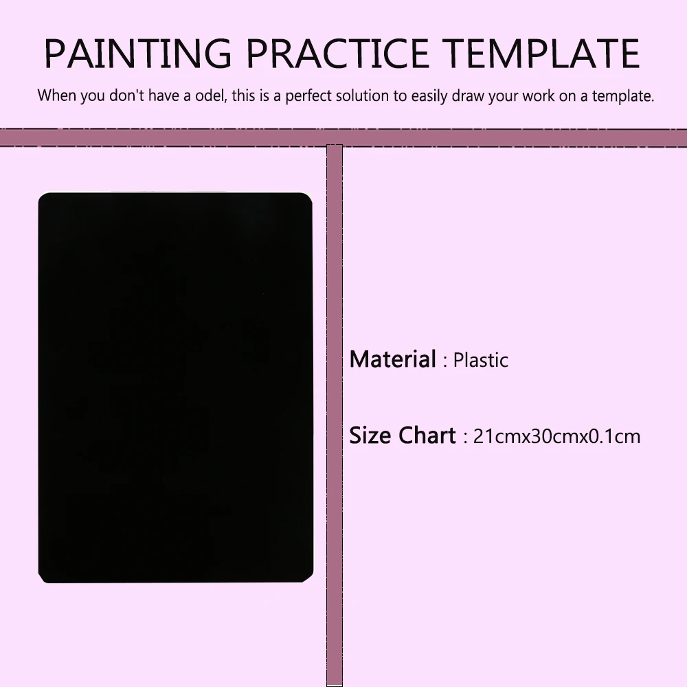 2pcs Painting practice Template Non toxic and washable Reusable Face Paint Exercise board  Body Art Painting Halloween Party 2