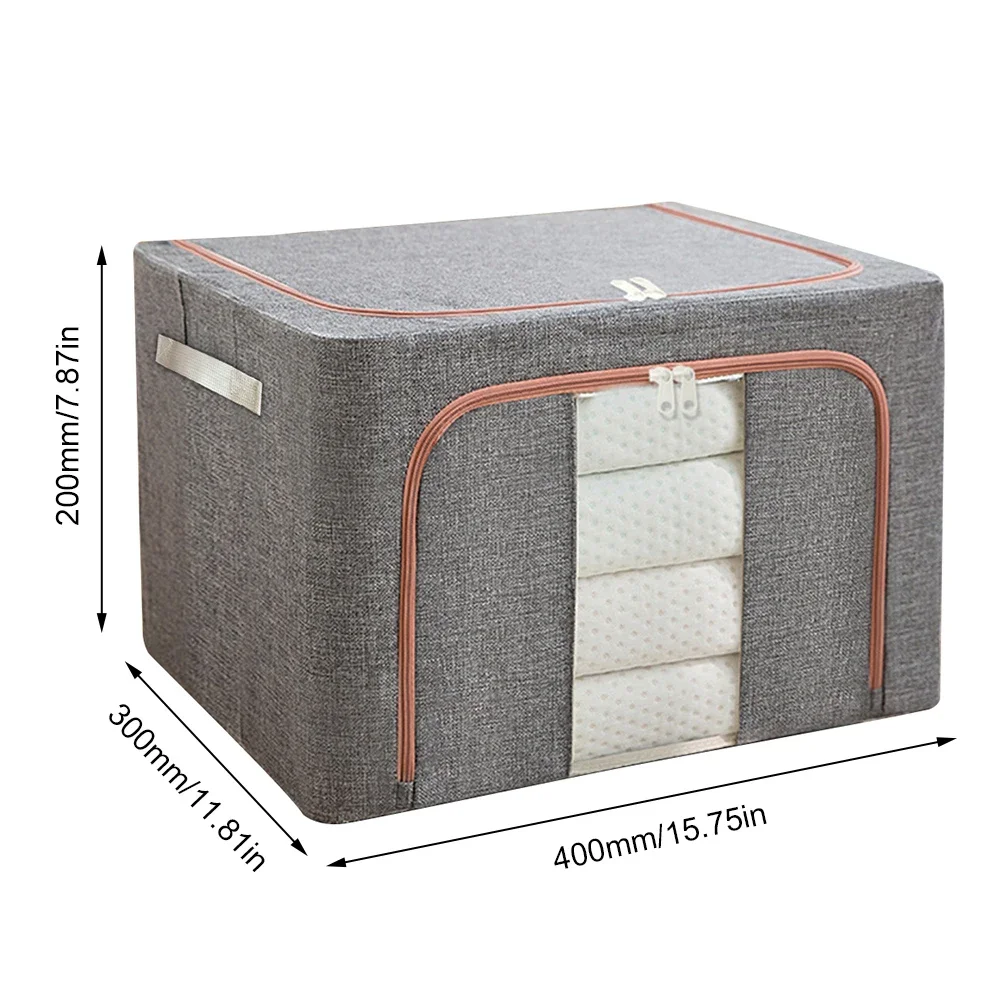 Large Quilt Storage Bag Dust-proof Wardrobe Clothes Cabinet Organizer Foldable Storage Organizers Clothes Blanket Organizer Box 6