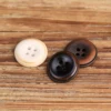 6pcs MUKU Corozo Buttons Reddish Brown White Matt Black Sewing Accessories Best Seller New Natural Fruit Eco Button Sweater 2