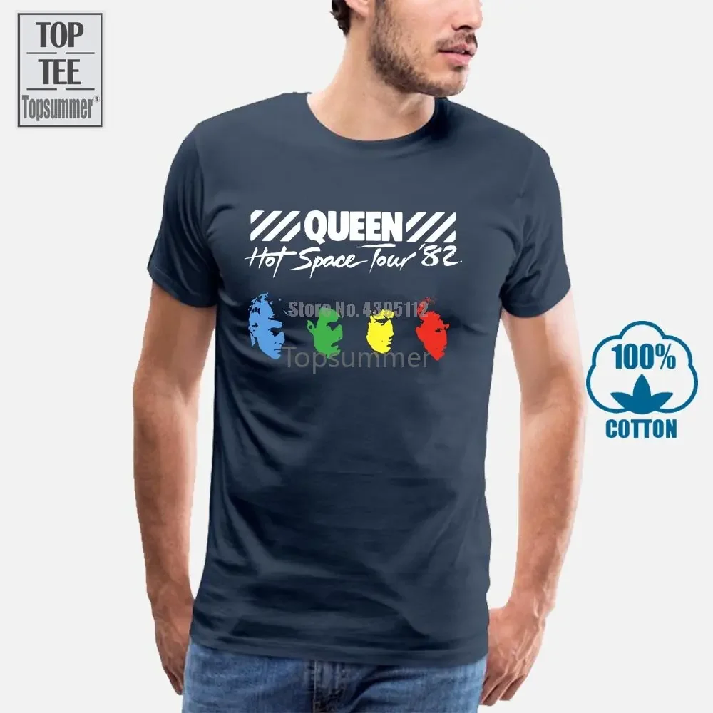 Funko Pop-Camiseta de Queen para hombre, Camisa de algodón con cuello redondo, manga corta, talla grande, personalizada, 2018