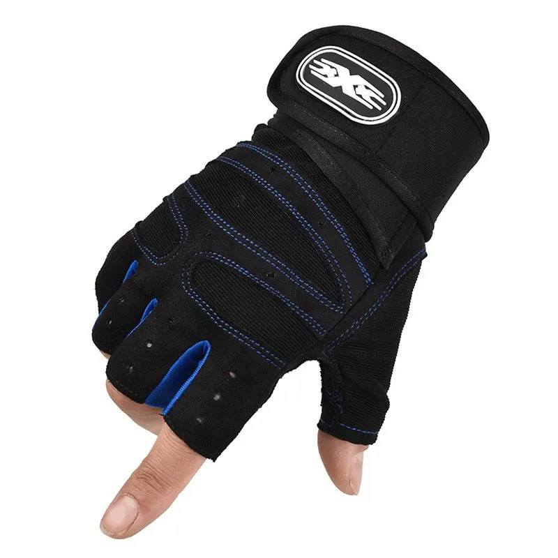 Fitness Half-finger Gloves Men  Women Protective Anti-slip Wrist Guard Barbell Cycling Equipment Training Gloves Sports Exercise 2