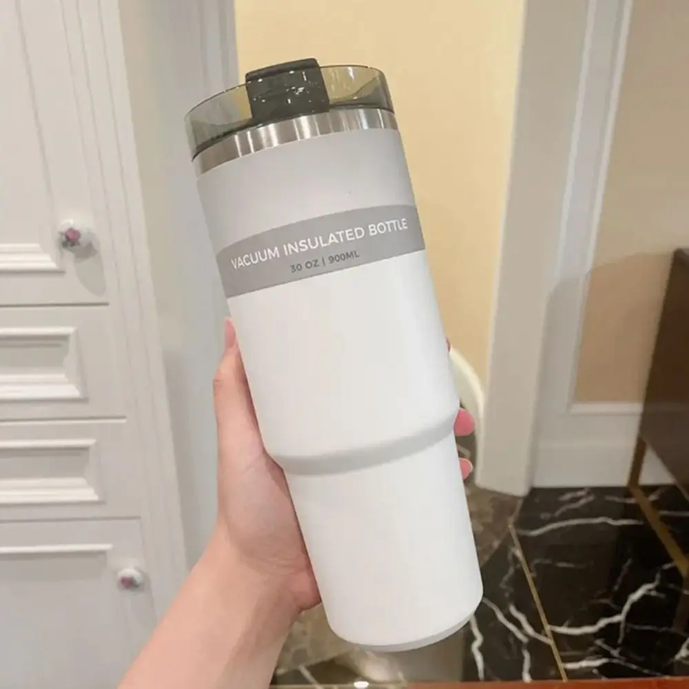 30oz Plastic Water Bottle Cover Replacement Splash Spill Proof Cup Cap Universal Sealing Cup Lid Bottle Accessories