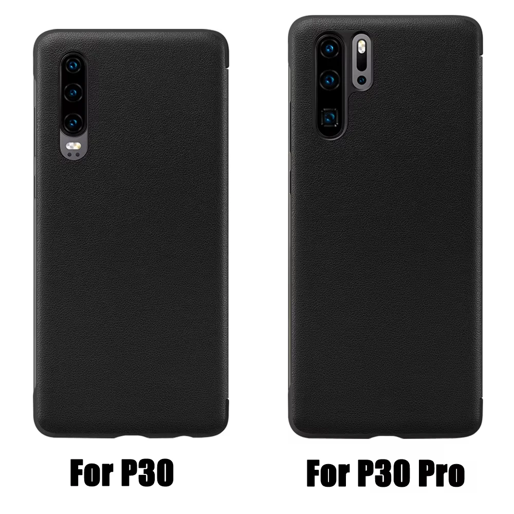 Leather Smart View Flip Cover Phone Case