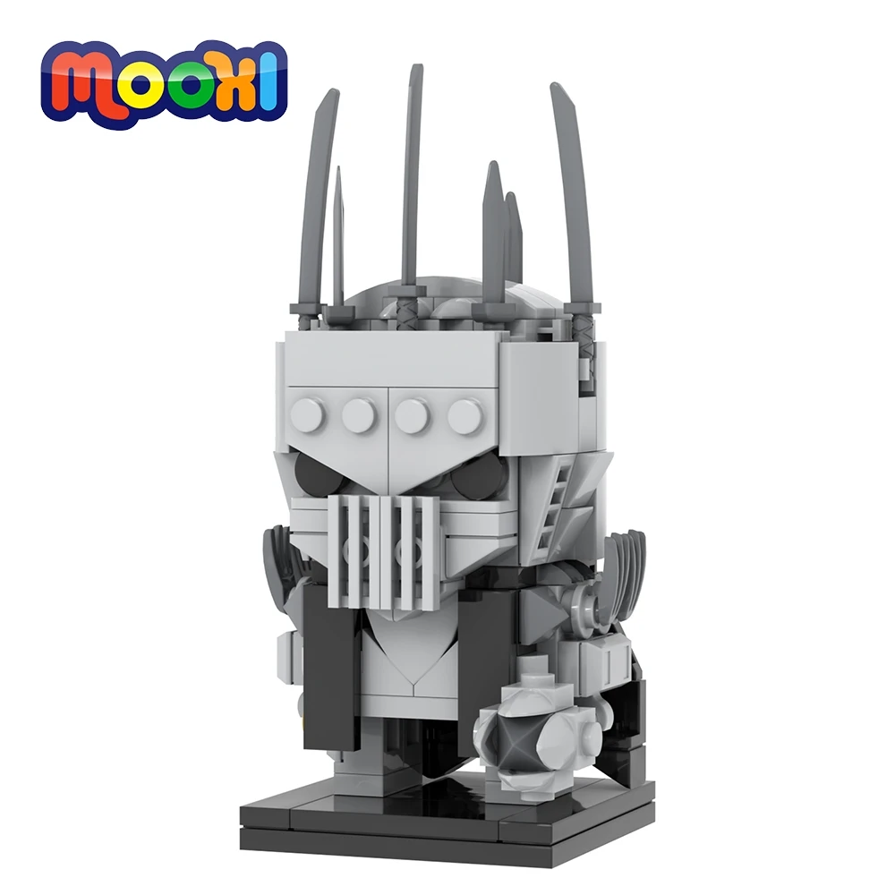 MOOXI Movie Series 180Pcs MOC Bricks Figures BrickHeadsed Building ...