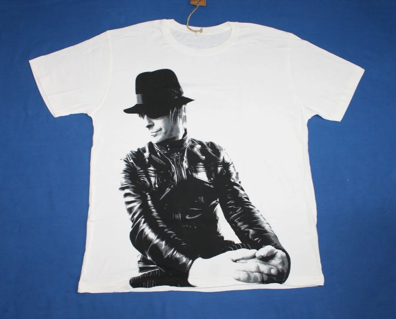 Y2K Paul Weller T Shirt Tour 2008 Punk Rock White Maniche Lunghe O Corte Extra Large Da Uomo