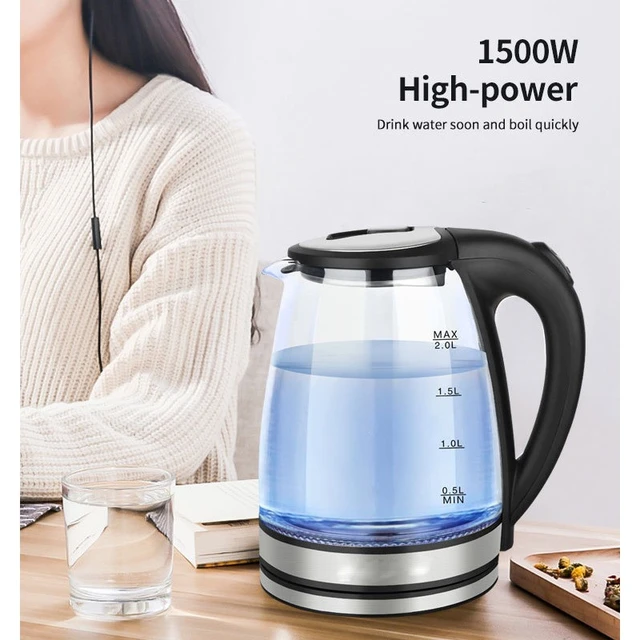 0.5L Small Electric Tea Kettle, Double Wall Hot Water Boiler, Portable  Travel Electric Kettle Fast Boil for Tea and Coffee - AliExpress