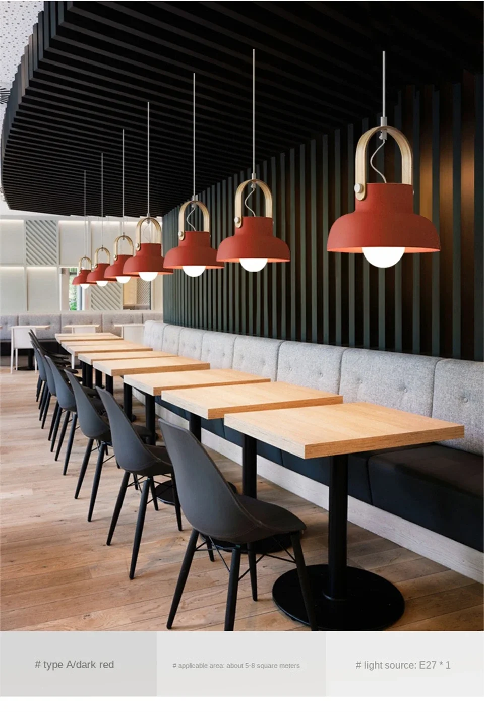Nordic Loft LED Iron Macaron Lamp - Image 5