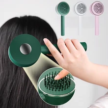 

Air Cushion Massage Brush Fluffy Hair Straightener Airbag Massage Comb OneKey Clean Wet Dry Airbag Curly Hair Brush Improve Hair