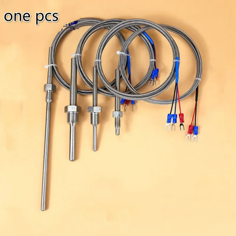 Termowell de Sensor de Temperatura com Cabos de 15 m 15 m Pt100 k tipo e Bsp Aço Inoxidável