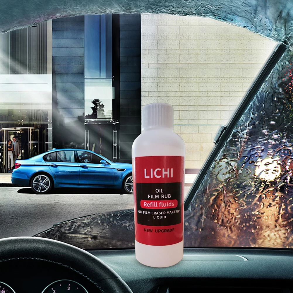 100ml Auto Glass Oil Refill Car Windshield Cleaner Liquid Car Glass Maintenance Agent Windshield Oil Film Removal