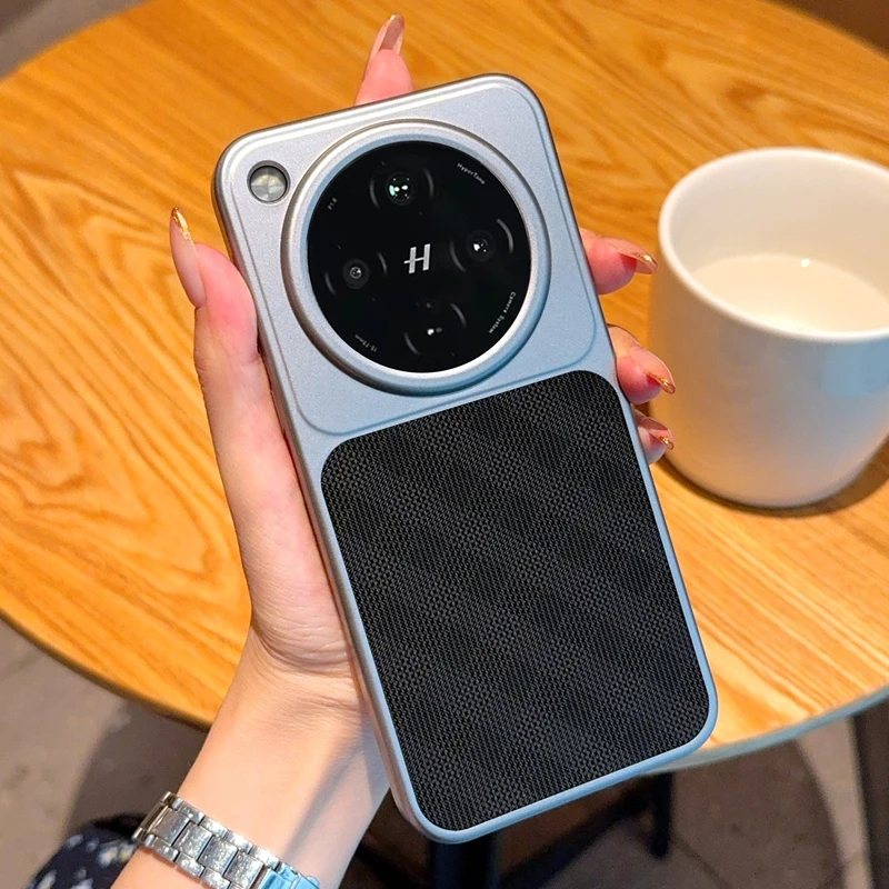Minimalist Shockproof & Drop-Resistant Leather Phone Case with PC Material