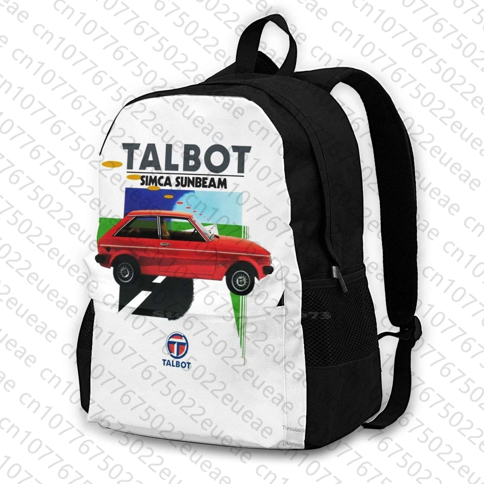 Talbot Sunbeam Donna Uomo Adolescenti Laptop Travel School Bags Talbot Sunbeam Simca Chrysler Rootes Group Hatchback Hot Hatch Boy