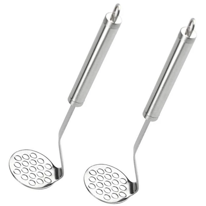 

430 Potato Press Stainless Steel Masher Potato Masher Fruit Press Kitchen Gadget