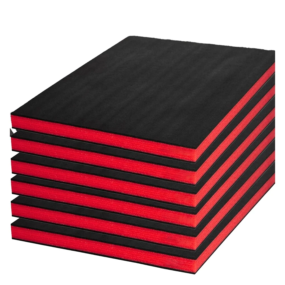 A95I-폴리에틸렌 보관 시트, 공구함 하드 케이스용, 폼 인서트 6팩 18X12x1 인치, 공구함 폼, 공구 케이스 정리용