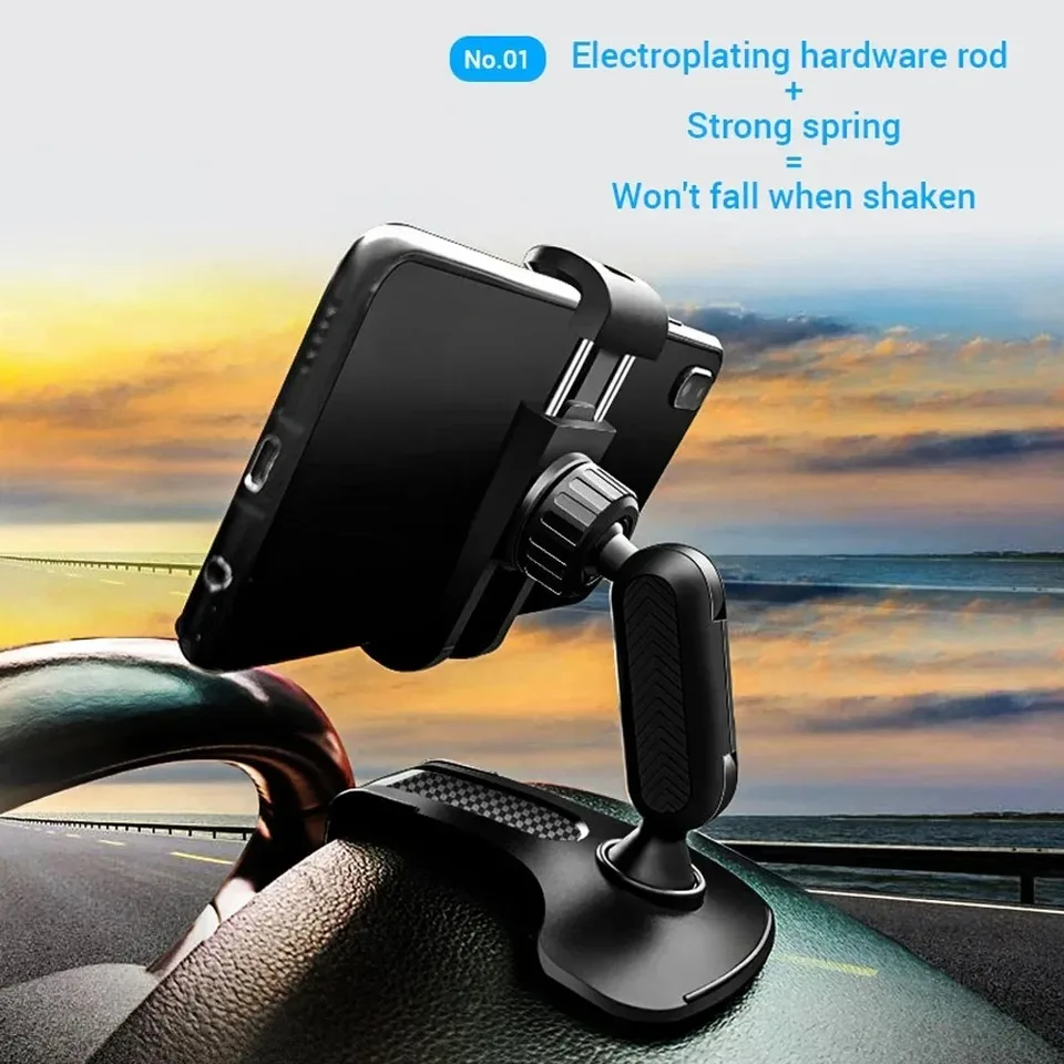 Adjustable MultiFunction Car Phone Holder Mount