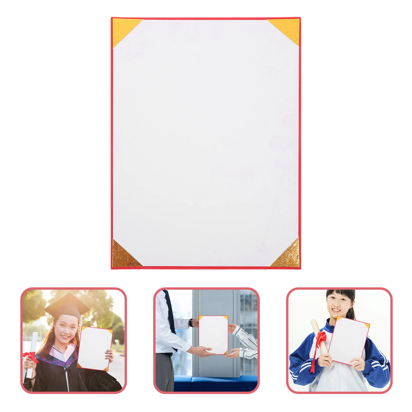 빈 증명서 용지 프리미엄 장 내부 라이너 (졸업장, 상장, 학교 학업 완료 증명서용)