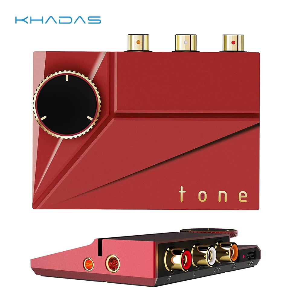 

Khadas Tone2 Pro Desktop DAC&Headphone Amplifier Mini Audio Converter Adapter 768K/32Bit Native DSD512 for Home Audio/4.4/3.5mm